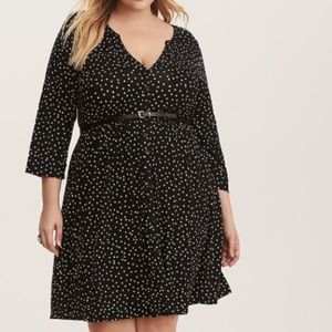 Torrid Polka Dot Shirt Dress